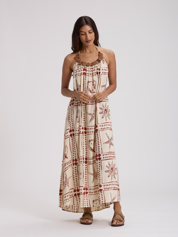 Vestido Comprido Shell