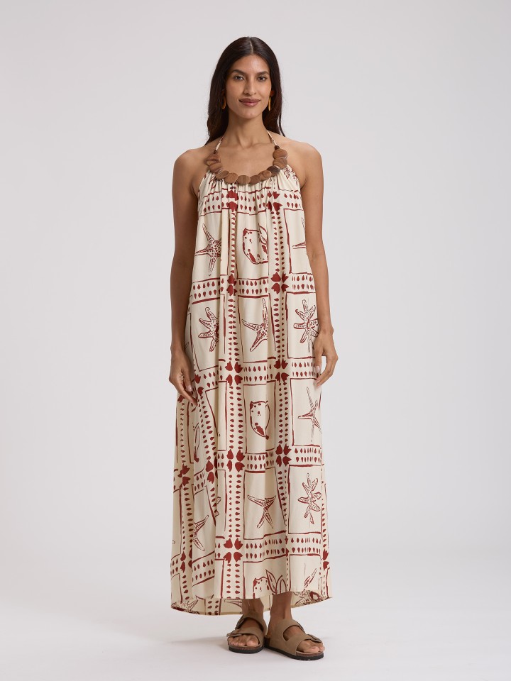 Vestido Comprido Shell