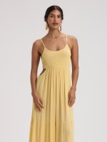 Vestido Comprido Amarelo
