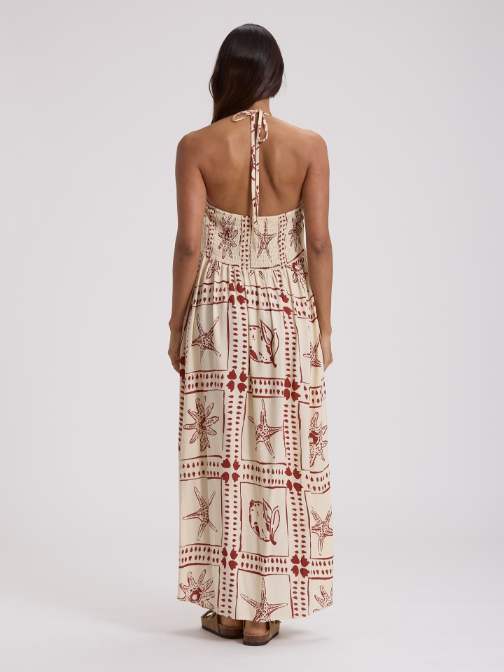 Vestido Comprido Shell