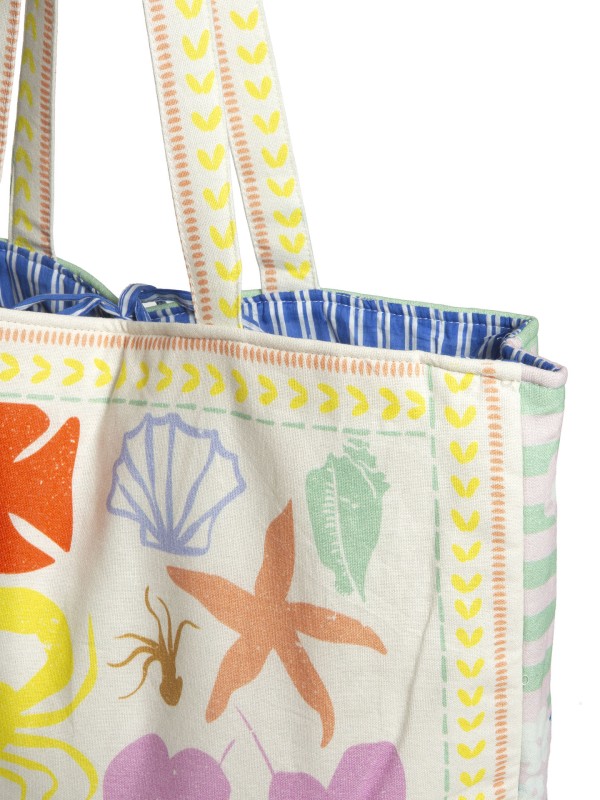 Mala Shopper com Estampado Maritimo