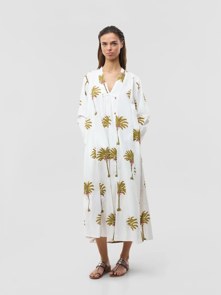 Vestido Roseton Palms