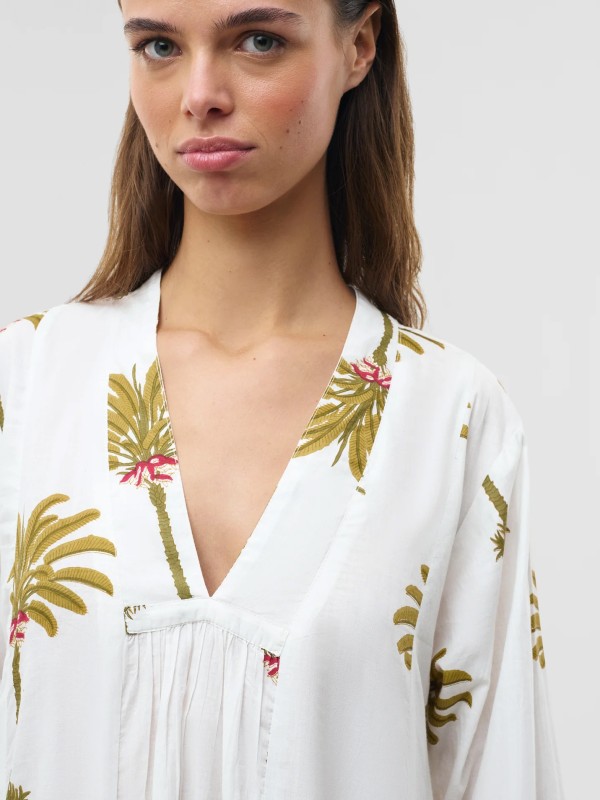 Vestido Roseton Palms Vestido Roseton Palms