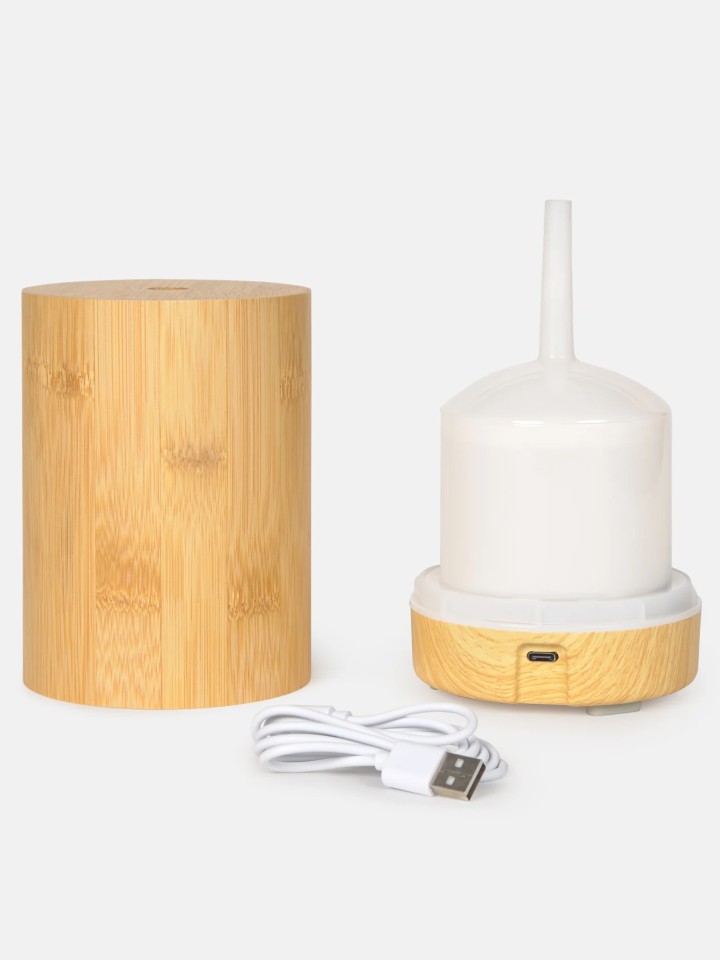 Difusor cilindrico em bambu