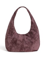 Mala Hobo em Tecido Plissado