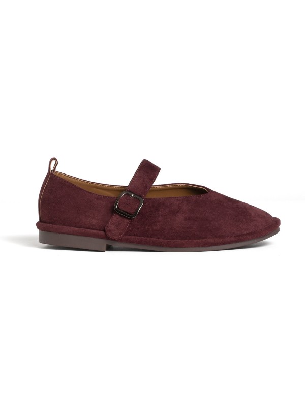 Sabrinas em Efeito Camurca com Fivela Sabrinas em Efeito Camurca com Fivela