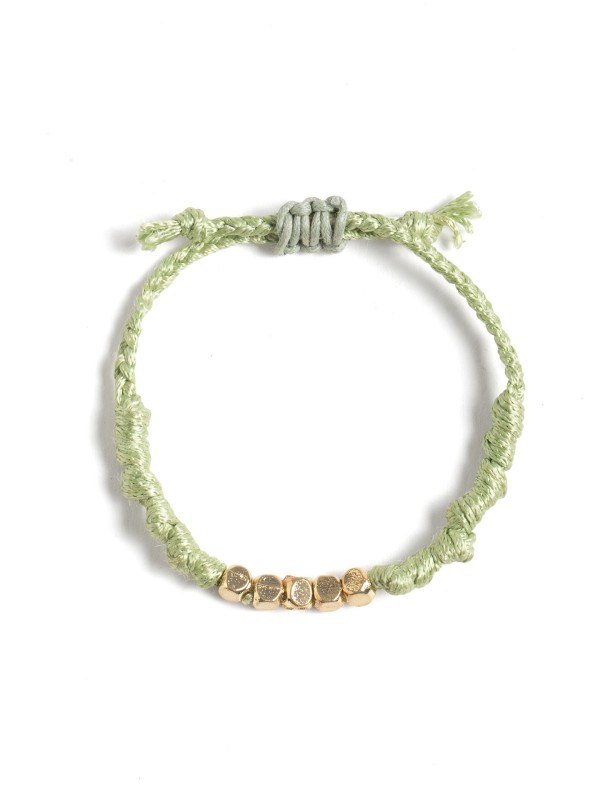 Pulseira com Fio Entrancado