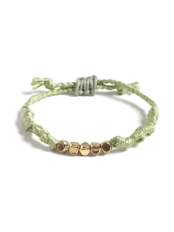 Pulseira com Fio Entrancado