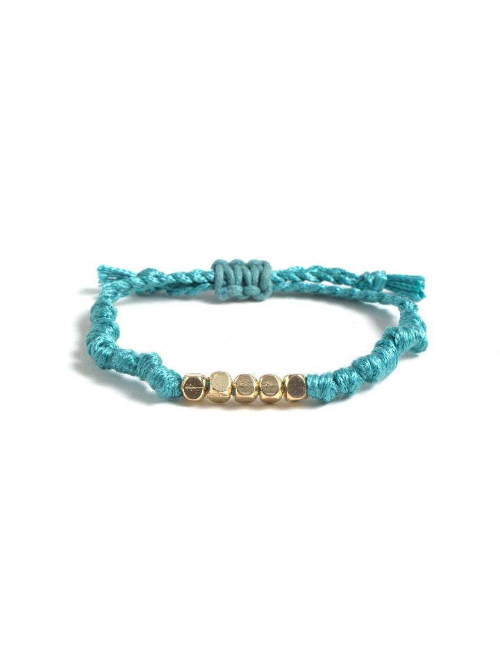 Pulseira com Fio Entrancado