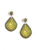 Brincos Pendentes com Detalhes de Missangas