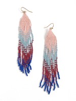 Brincos Pendentes com Missangas