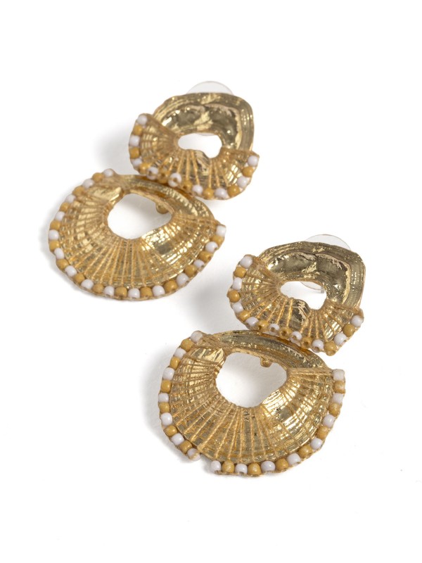 Brincos Argola com Textura