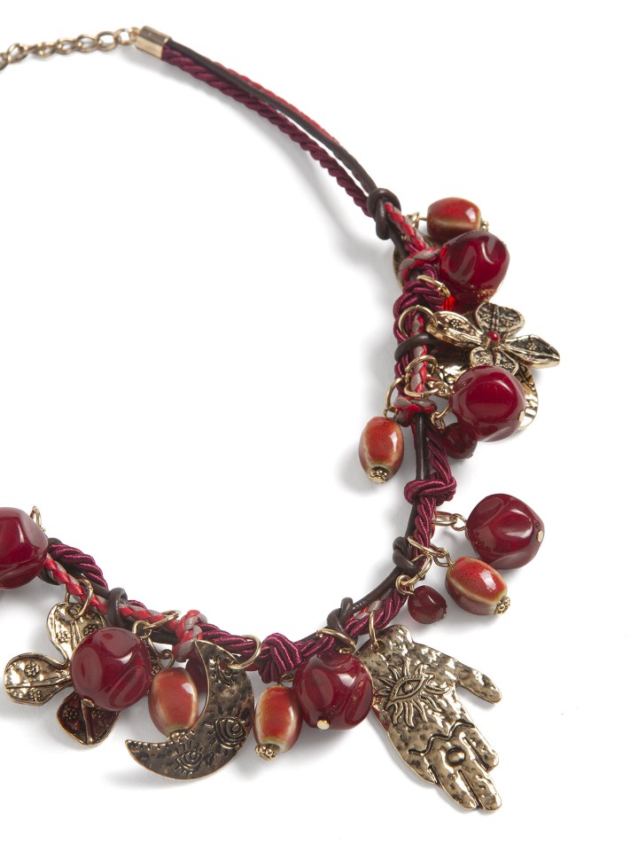 Colar Boho com Pendentes