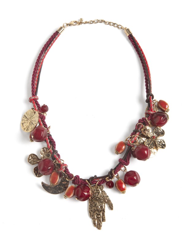 Colar Boho com Pendentes