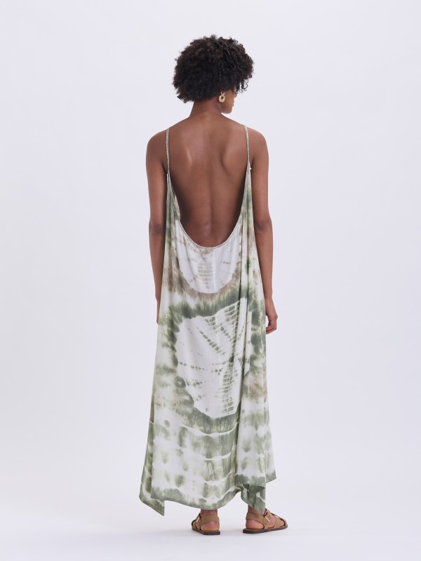 Vestido Midi Tie Dye Vestido Midi Tie Dye