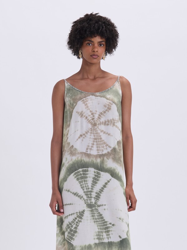 Vestido Midi Tie Dye Vestido Midi Tie Dye