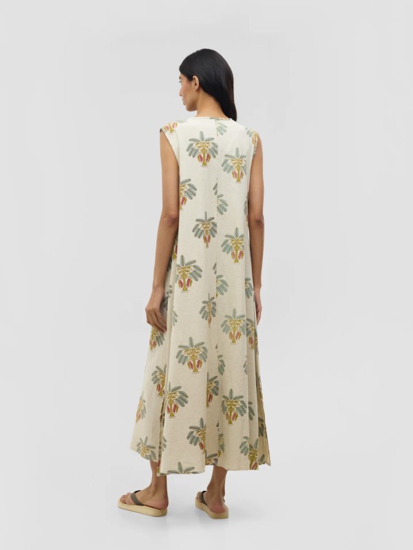 Vestido Comprido Natural