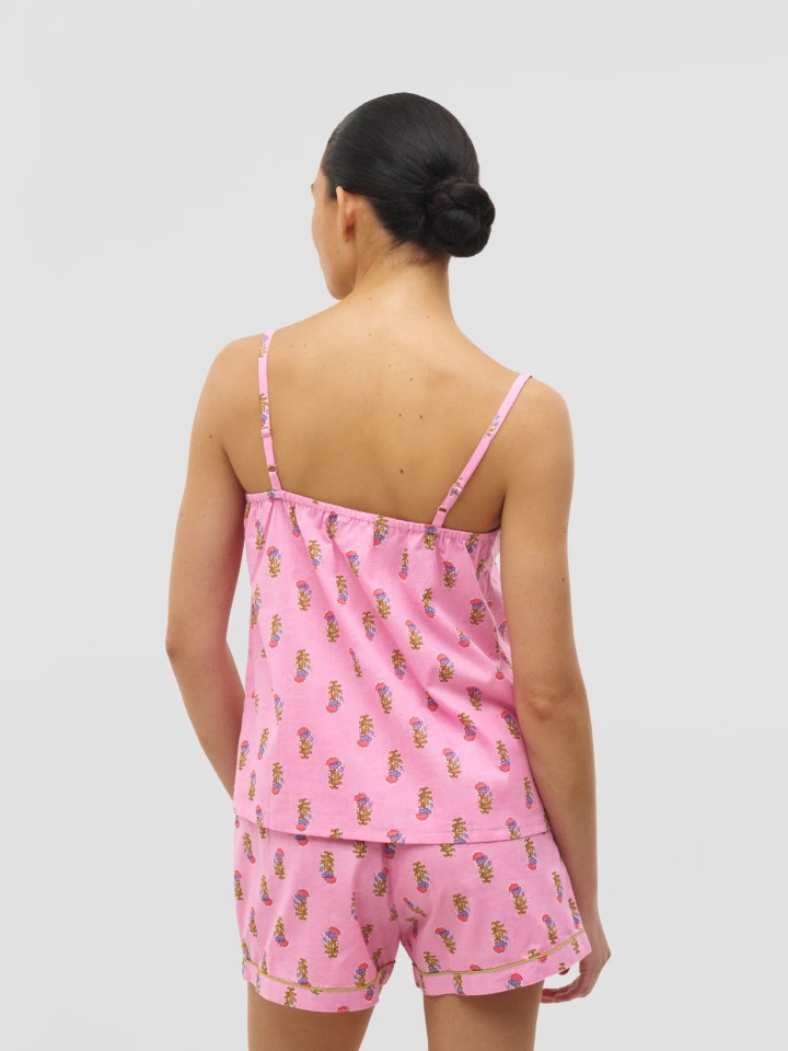 Conjunto de pijama Jaya Summer Seal com alcas finas