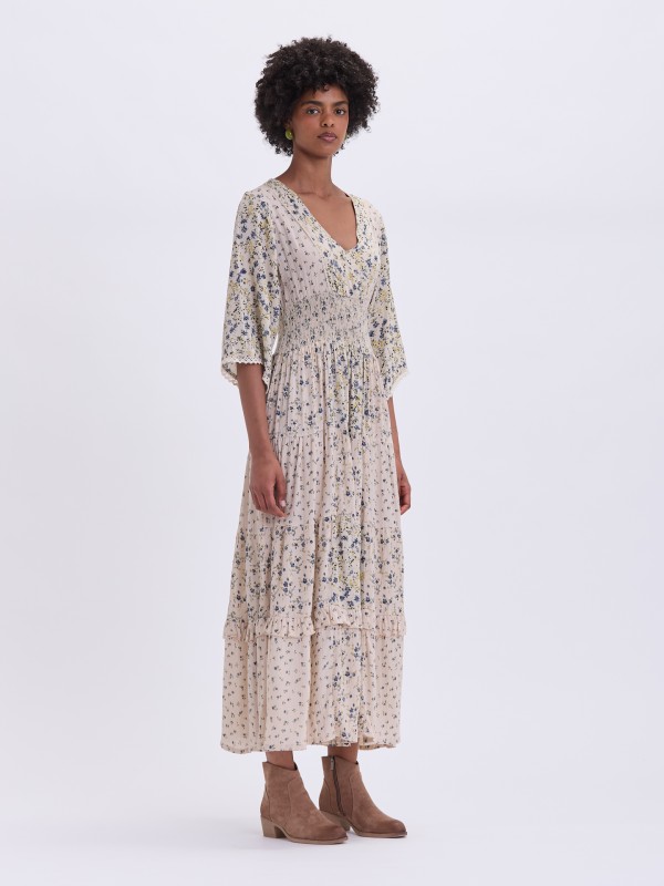 Vestido Comprido Floral