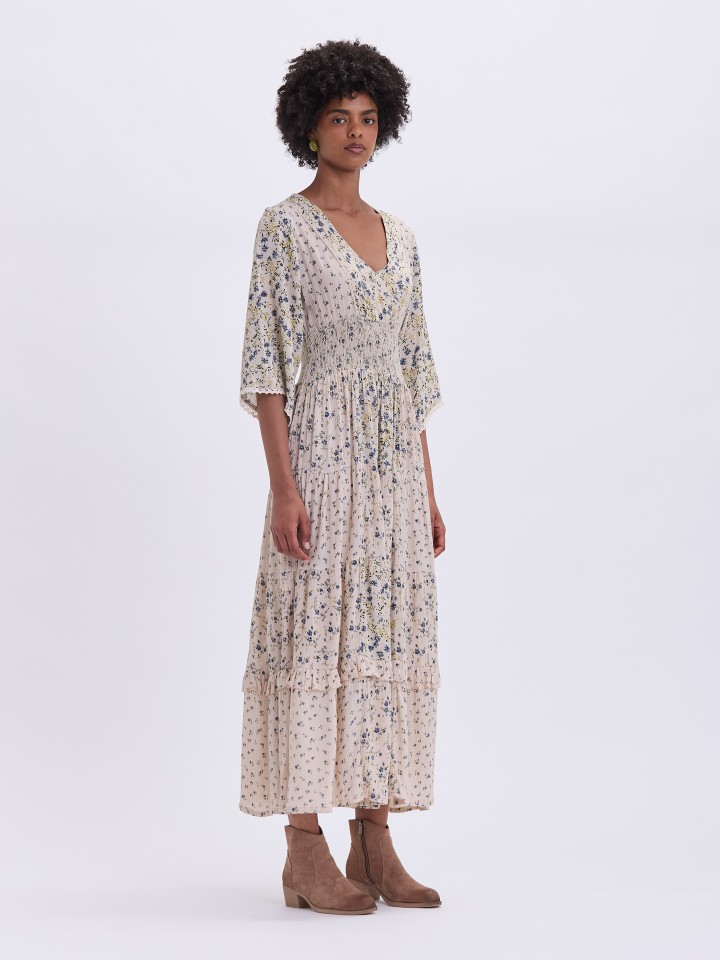 Vestido Comprido Floral