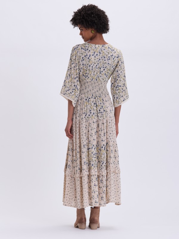 Vestido Comprido Floral