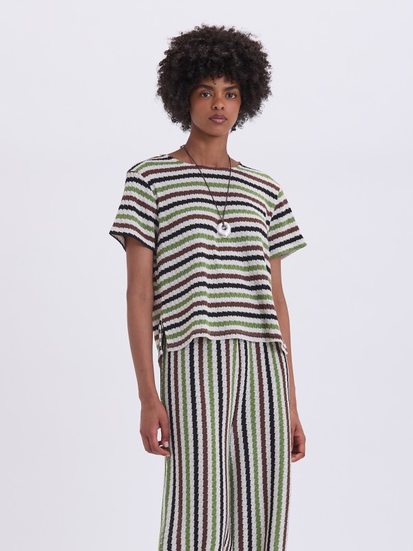 Camisola Riscas em Malha