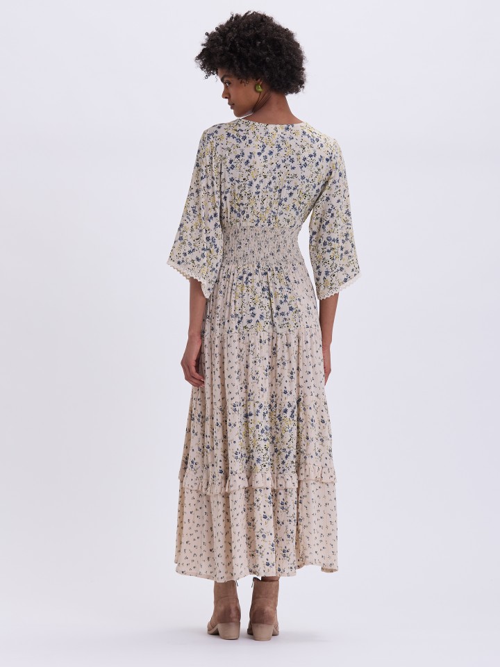 Vestido Comprido Floral