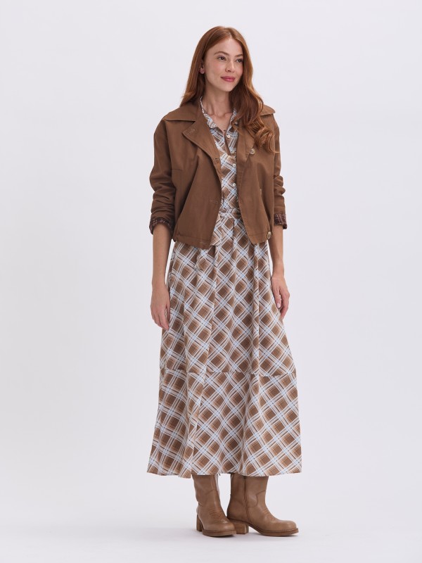 Casaco Trench Curto Casaco Trench Curto