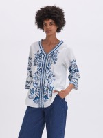 Blusa em Algodao Estampada