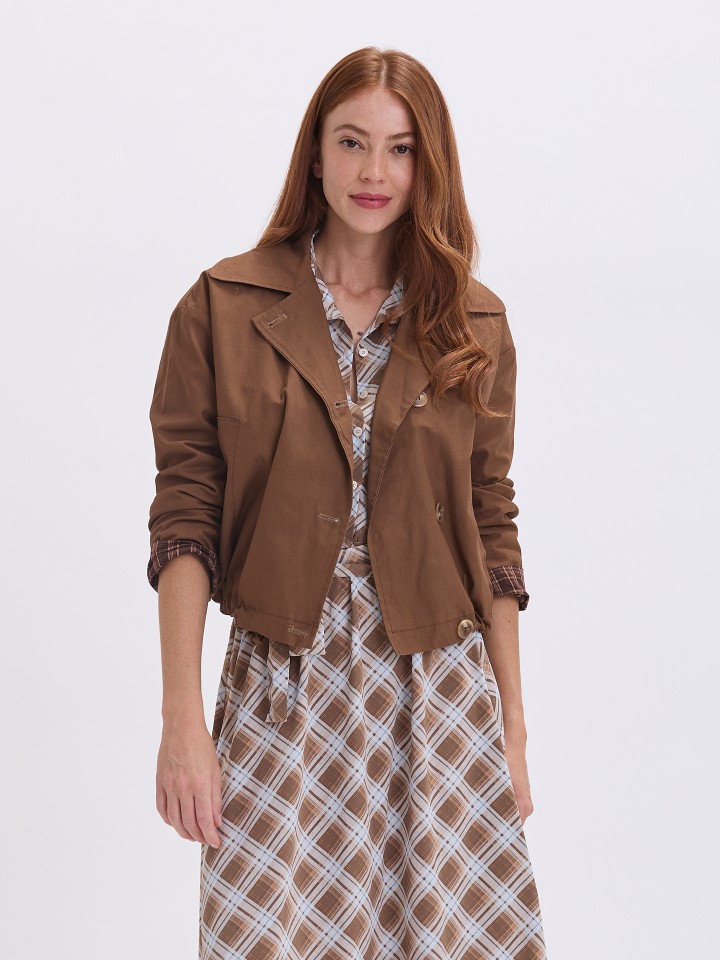 Casaco Trench Curto