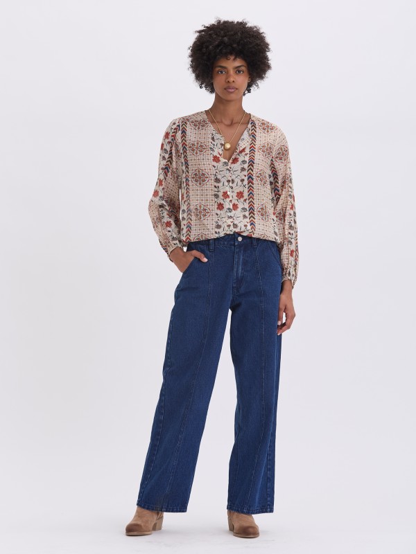 Blusa Estampada Blusa Estampada