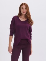 Camisola de Malha com Decote Redondo