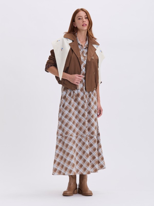 Casaco Trench Curto Casaco Trench Curto