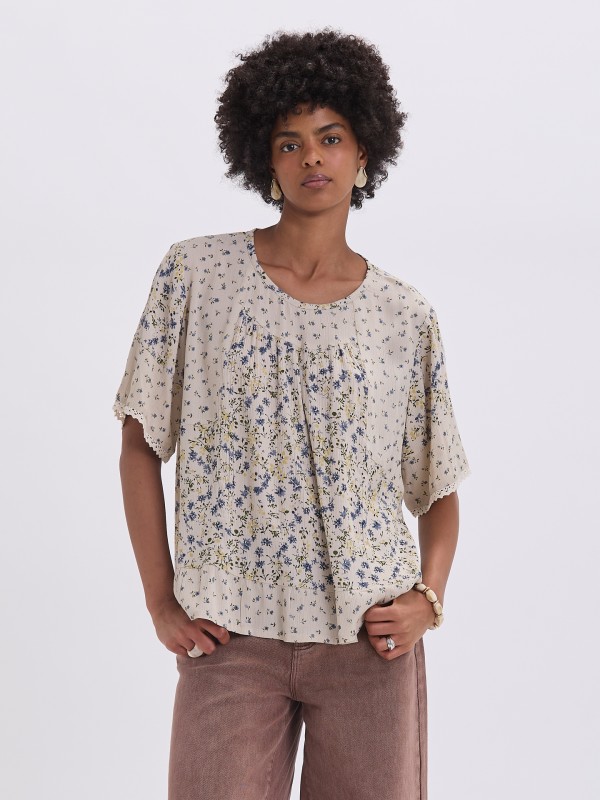 Blusa Boho Romantica