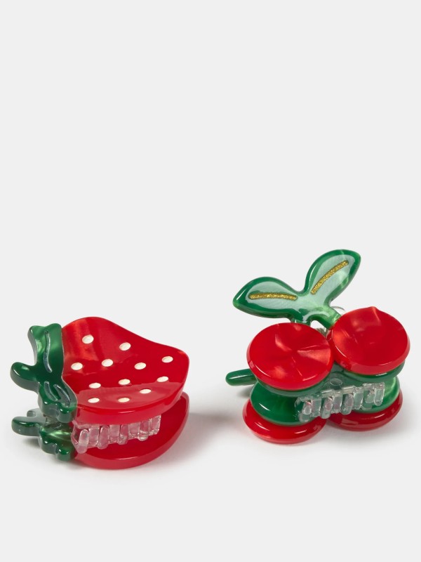 Pack de 2 Ganchos de Cabelo em Formato de Frutas Pack de 2 Ganchos de Cabelo em Formato de Frutas