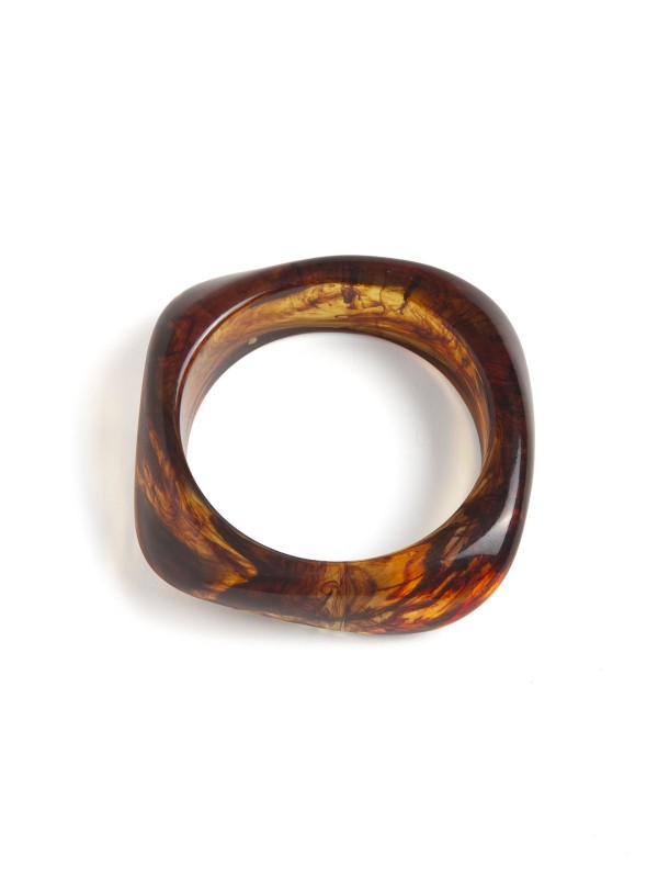 Pulseira em Resina Marmoreada Pulseira em Resina Marmoreada