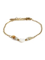 Pulseira Delicada em Aco Inoxidavel com Coracao