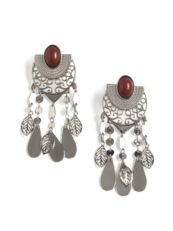 Brincos Boho com Pendentes Metalicos Brincos Boho com Pendentes Metalicos