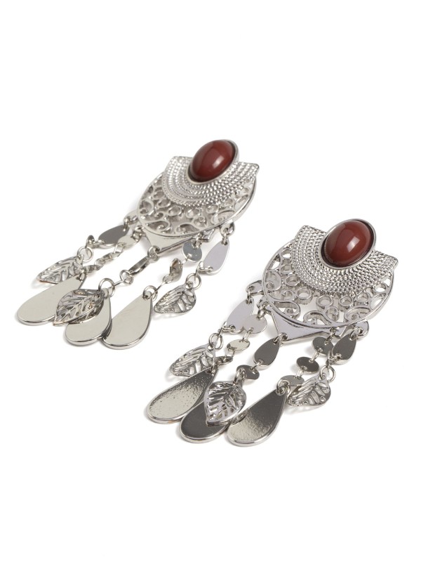 Brincos Boho com Pendentes Metalicos Brincos Boho com Pendentes Metalicos