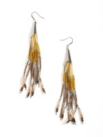 Brincos Pendentes com Missangas
