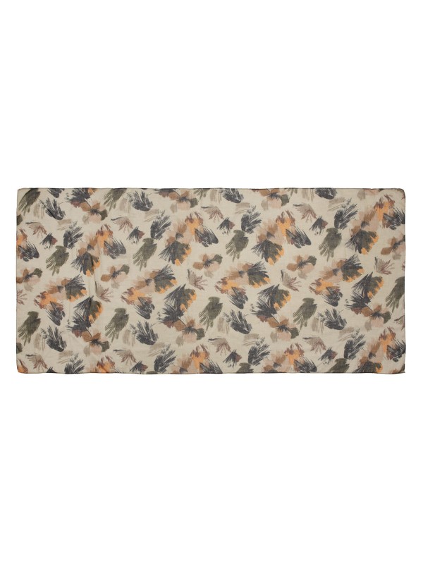 Lenco com Estampa Floral em tons terrosos Lenco com Estampa Floral em tons terrosos