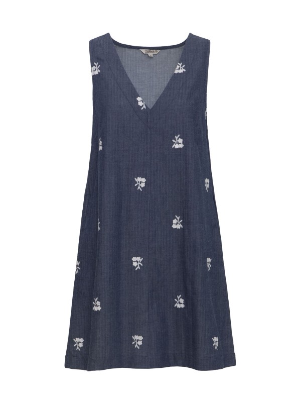Vestido Curto Efeito Ganga
