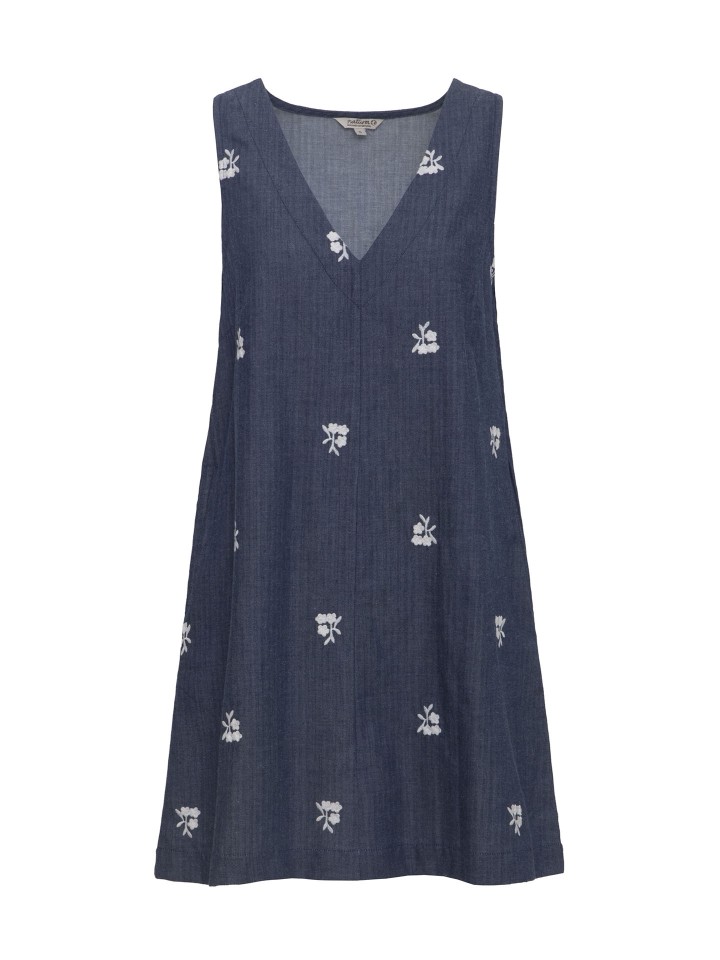 Vestido Curto Efeito Ganga