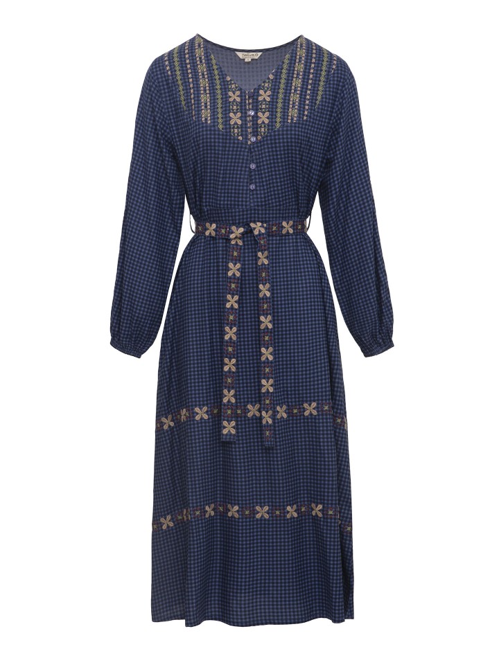 Vestido Xadrez Azul