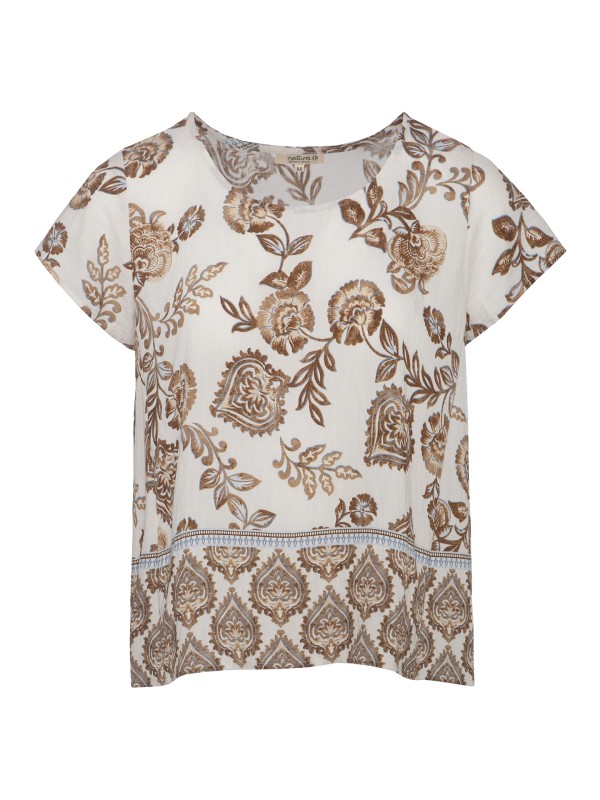 Blusa Estampado com Placement