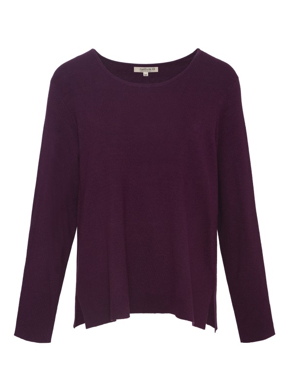 Camisola de Malha com Decote Redondo Camisola de Malha com Decote Redondo