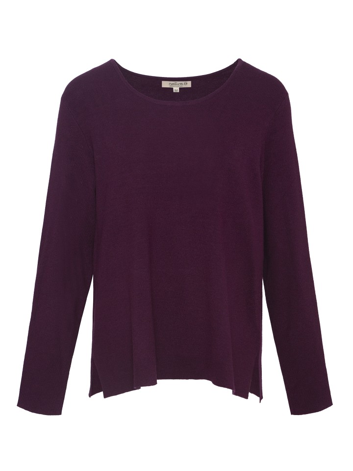 Camisola de Malha com Decote Redondo