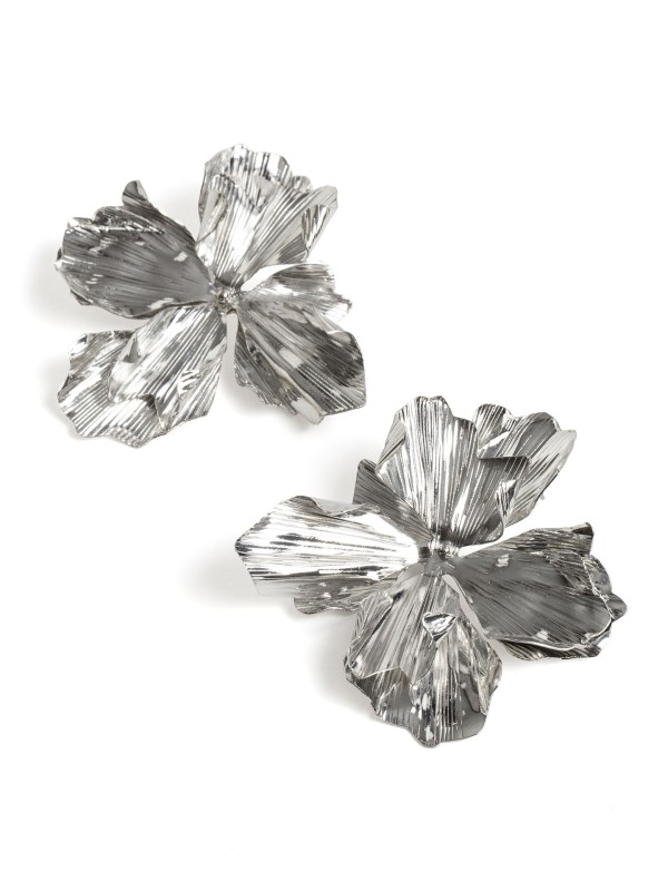 Brincos Flor Metalicos