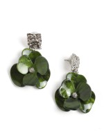 Brincos Flor Verdes
