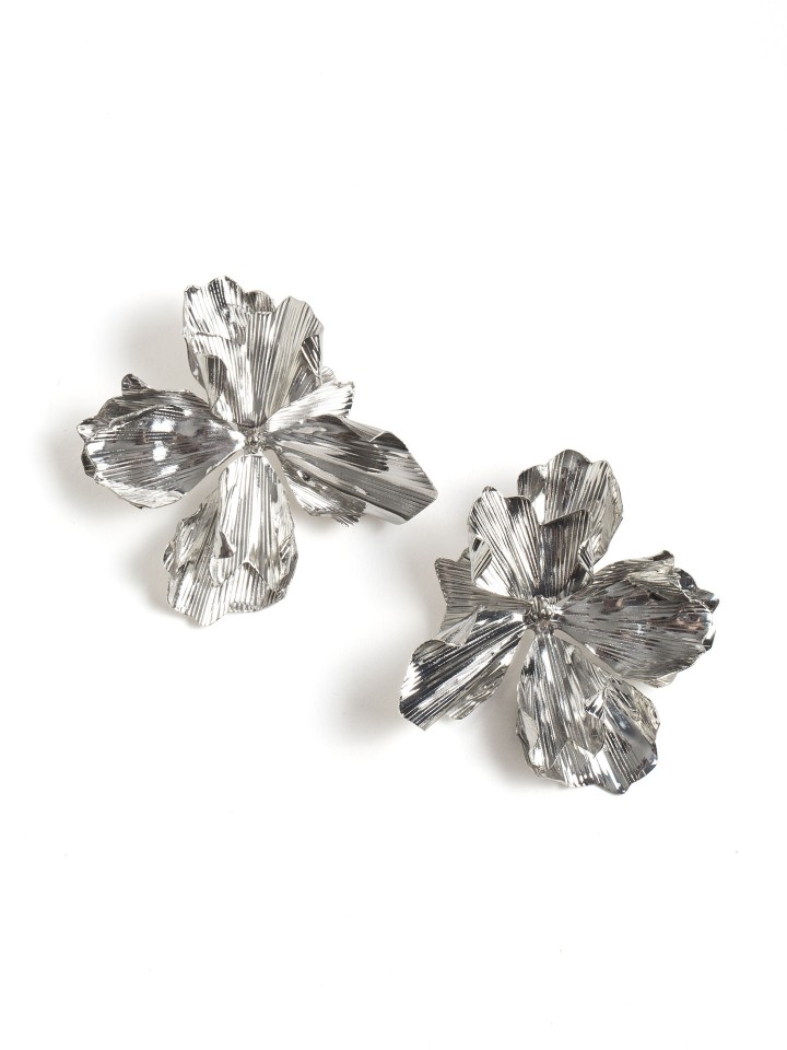 Brincos Flor Metalicos